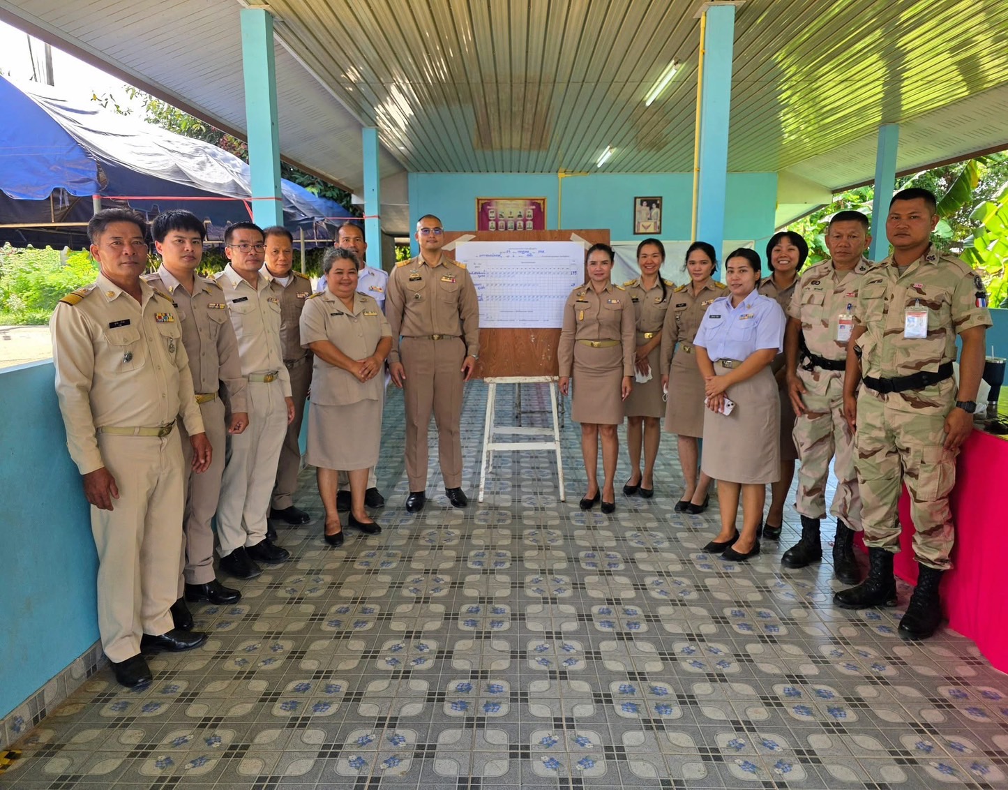 พัฒนาชุมชนอำเภอบ้านด่านลานหอย ร่วมเป็นคณะกรรมการเลือกตั้งผู้ใหญ่บ้าน หมู่ที่ 6 ตำบลวังลึก